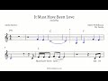 It Must Have Been Love - Roxette - AmilaPlay Transcription