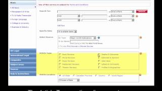 LexisNexis Academic: Finding an Obituary