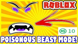 Hurry Beast Mode Face Only 10 Robux Great Deal - poisonous beast mode roblox