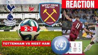 Tottenham vs West Ham 2-3 Live Stream pre season Friendly Football Match Score Commentary Highlights