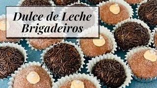 How to make dulce de leche with 3 ingredients | Dulce de Leche Brigadeiro Brazilian Truffles