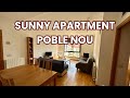 Sunny 3-bedroom Apartment in Poble Nou Barcelona