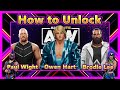 AEW Fight Forever How to unlock Owen Hart, Paul wight, & Brodie Lee