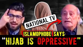 Muslim Defends HIJAB with A POWERFUL POEM on National TV from an Islamophobe | Aslama