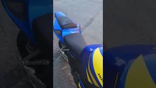 Limited Edition HONDA CBR 1000RR 2006 Blue \u0026 Yellow  STOCK Exhaust Sound (Walkaround, Exhaust Revs)