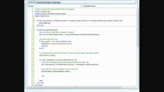 vb .net network interfaces [tutorial]