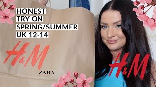 🌸 H&M SPRING (HONEST) TRY ON FOR UK SIZE 12-14 BODY - FLATTERING OR FRUMPY?