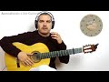 flamenco guitar easy bulerías practice with 6 stroke metronome