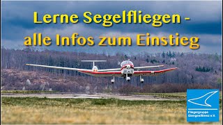 Lerne Segelfliegen - alle Infos zum Einstieg