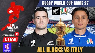 ALL BLACKS VS ITALY LIVE RUGBY WORLD CUP 2023 COMMENTARY