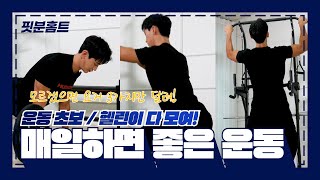 핏분 치닝디핑C형, 헬린이들 모르겠으면 그냥 이거부터 매일 하세요 / Recommend exercises for beginner