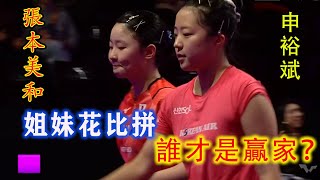 黃牌警告？張本美和：一脸懵！就连韩国小美女也看不下去：這有点过分！新生代强强對话，誰能笑到最後？【2024蒙彼利埃冠軍賽】