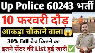 Up Police 10 फरवरी दौड़💥| आ गई List कितनी लड़कियां एक Centre से Fail😱| Up Police Running 10 फरवरी