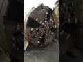 Micro tunneling machine  testing rotation