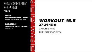 Mat Fraser's CrossFit Open Workout 15.5 | FRASER FILES