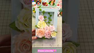 How to make Artificial rose flower ll #viral #trending #shorts #craft