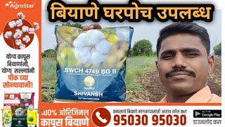 कापूस बियाणे खरेदी करा घरबसल्या |  Agrostar seedpro Shivansh | cotton seed