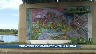 New Bismarck Mural Takes Shape