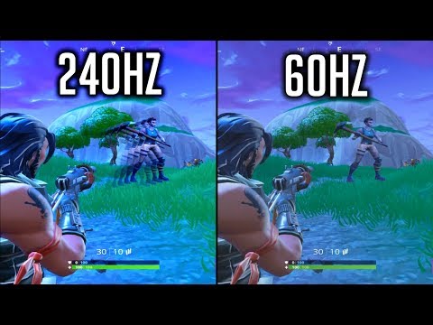 What it looks like to play in 240hz in FORTNITE [ReSample Test]