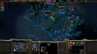 워크래프트3(Warcraft3) 20220719_1 UD vs NE 이긴 판만 올리는 졸렬한 언데드 달괭이의 워챔스 래더