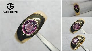 TAHI 3397 NHẪN NAM CLASSIC ĐÁ CHỦ SPINEL THIÊN NHIÊN | TAHIGEMS - TAHI PHẠM