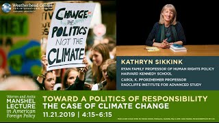 Kathryn Sikkink: Warren and Anita Manshel Lecture in American Foreign Policy