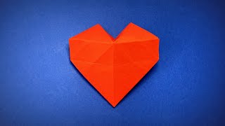How to make a Paper Heart in 3D | Origami Valentine's Day card