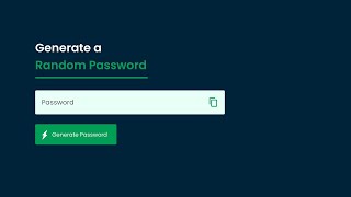 How To Generate a Random Password Using JavaScript | Password Generator JavaScri