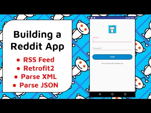 Cree una aplicación Reddit para Android (DEMOSTRACIÓN ACTUALIZADA) [RSS Feed, Retrofit, XML Parsing, JSON Parsing]