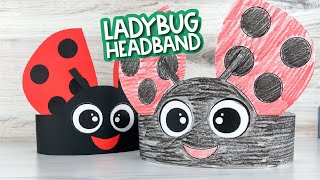 Ladybug Headband Craft For Kids