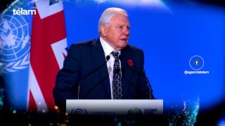 El emotivo discurso de David Attenborough