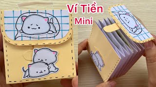 Cách làm ví tiền mini nhiều ngăn bằng giấy