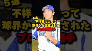 不祥事によって球界から追放されたプロ野球選手5選#綾部翔 #清田育宏 #プロ野球