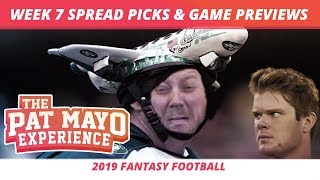 2019 Fantasy Football — Week 7 Spread Picks, Game Previews, NFL Predictions, Best Movie Snacks