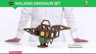 Magformers Walking Dinosaur Set