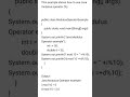 #modulus operator example #shorts_javaprogramming