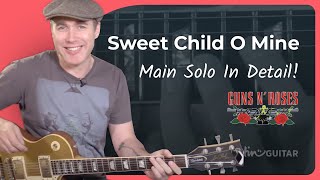 How to play Sweet Child O Mine | Slash's Main Solo 1 #JGTRSweetChild