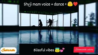 Shyji Mam Voice + Shyji mam \u0026 Alhena dance... 😍 #amirads #shyji #amiralena #amiralhena #shyjiads