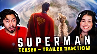 SUPERMAN Teaser Trailer Reaction!