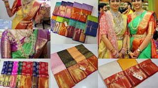 Exclusive kanchipuram silk sarees collections|Bridal kanjivaram silk sarees with prices