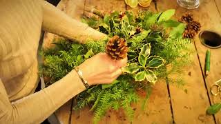 Christmas Wreath Workshop with Jo Malone London Milton Keynes