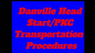 Danville Head Start Transportation