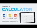 Creating a Calculator using HTML, CSS and JavaScript | Frontend Project - JavaScript Tutorial