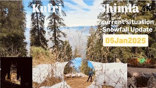 Kufri Shimla Mini Vlog | Kufri Snowfall Update | Shimla Narkanda Complete Tour Guide| Kufri Jan 2025