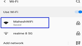 Fix Wifi saved but not connecting Problem in android | Wifi saved but not connecting Redmi