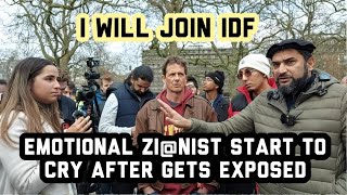 Emotional Zi@nist Cry! Adnan Rachid And Visitor Speakers Corner