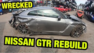 I bought a crashed NISSAN GTR FROM A SALVAGE AUCTION. COPART UK (ITS WORSE THAN