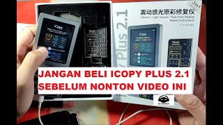 JANGAN BELI SEBELUM NONTON REVIEW ICOPY PLUS 2.1 VIBRATOR LIGHT SENSOR TRUE TONE DISPLAY REPAIR