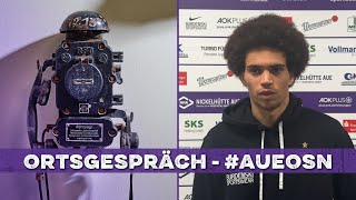 Jonah Fabisch nach dem Heimspiel gegen Osnabrück || Ortgespräch #AUEOSN