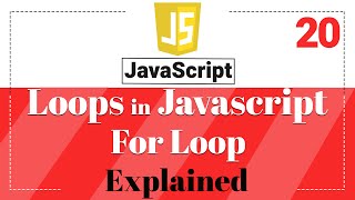Javascript loops - Explain For Loop in Javascript | Javascript in Hindi